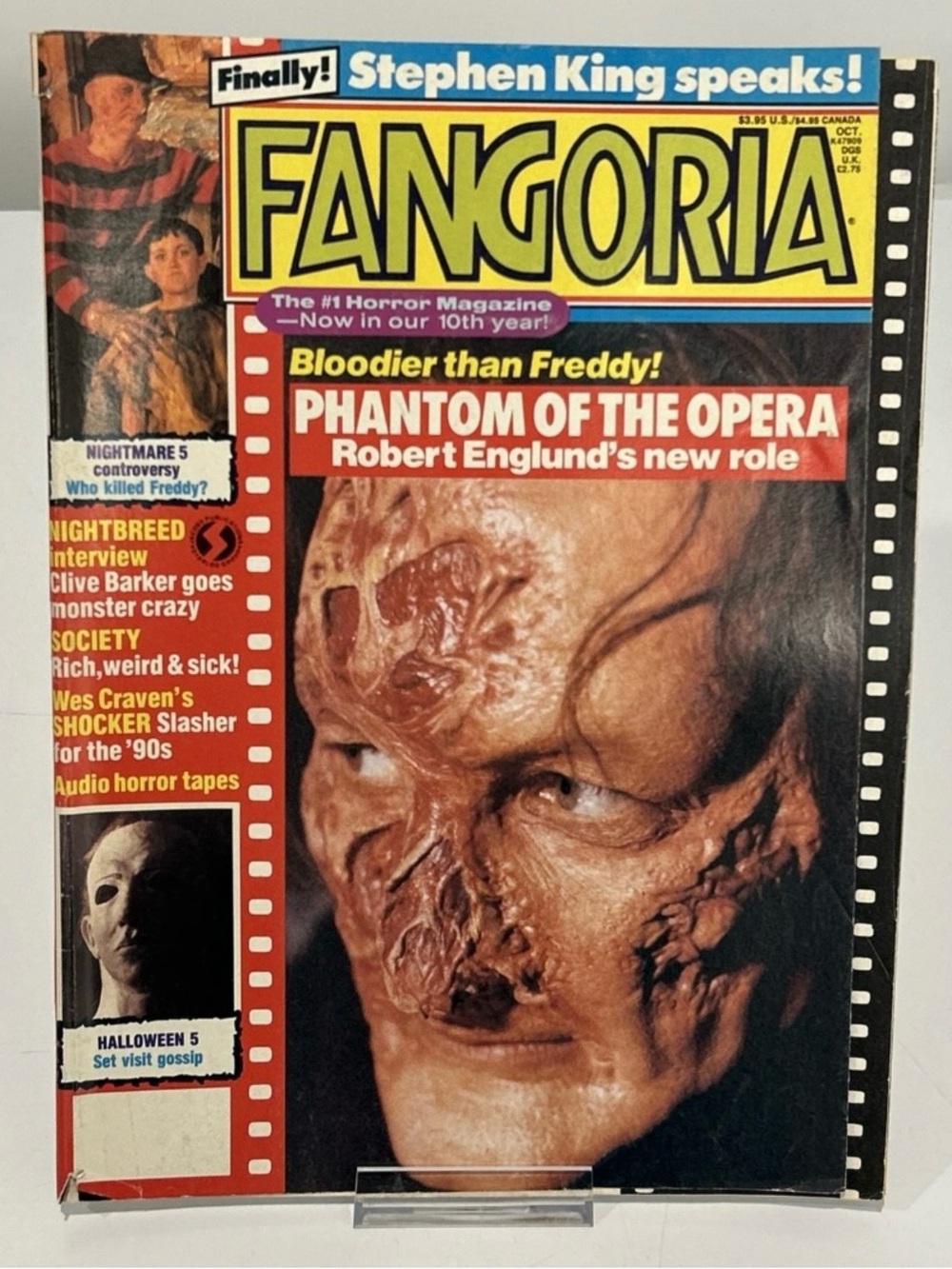 Fangoria #87 [Oct ‘89] Phantom of the Opera Cover [Vintage Horror Magazine]